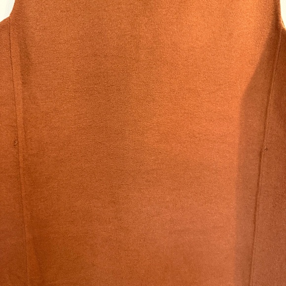 Talbots Brown Long Vest Womans size Large - Picture 7 of 9